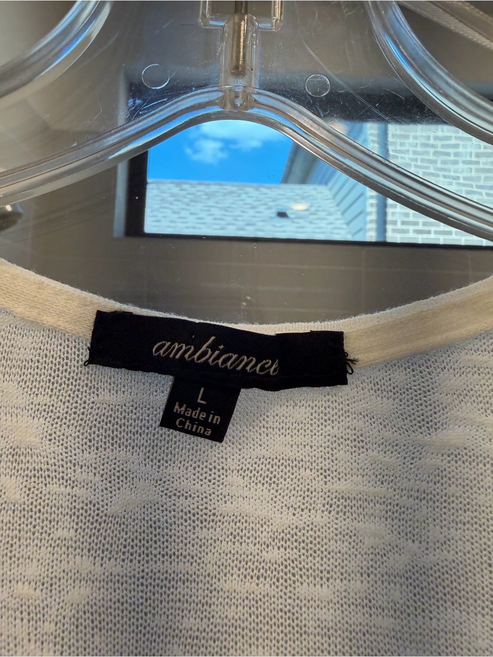 Ambiance White Open-Front Lightweight Robe - Picture 3 of 5